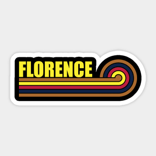 Florence Arizona horizontal sunset 2 Sticker